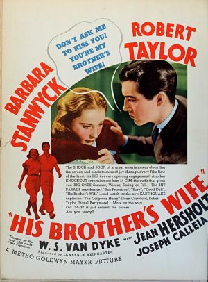 Жена его брата / His Brother's Wife (1936)