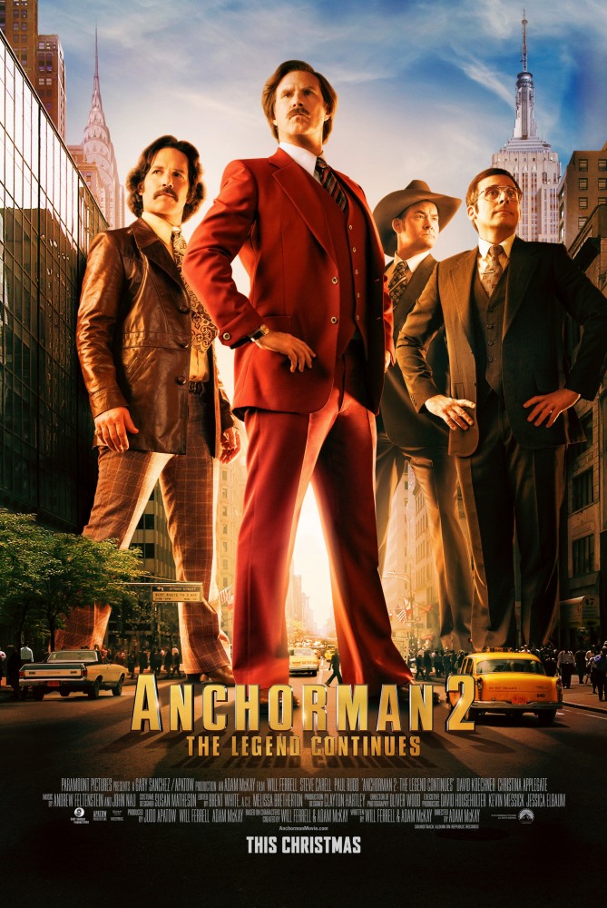 Телеведущий: И Снова Здравствуйте / Anchorman 2: The Legend Continues (2013)